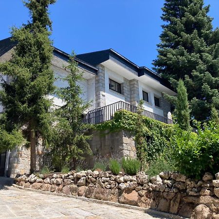 Los Cedros, Gran Chalet Con Piscina Y Apartamento En Navacerrada Eksteriør billede